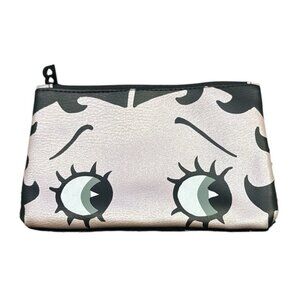 Betty Boop X Ipsy Cosmetic Makeup Pouch Bag  Black Sequined Zip Closure NEW
